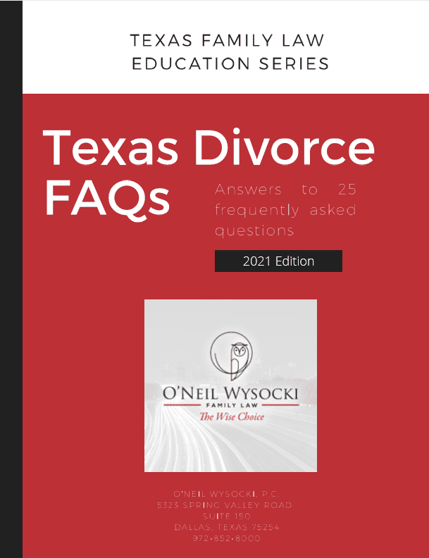 Texas Divorce FAQ E-Book